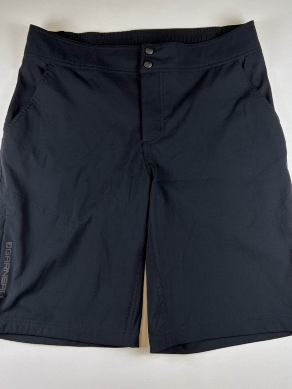 Louis Garneau Black Athletic Shorts Mens Medium Stretch Golf Hiking